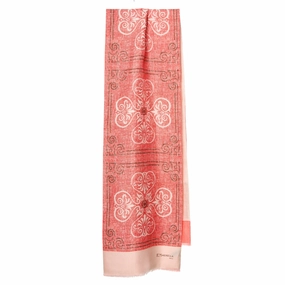 Last Chance Offer Pink Double Silk Scarf