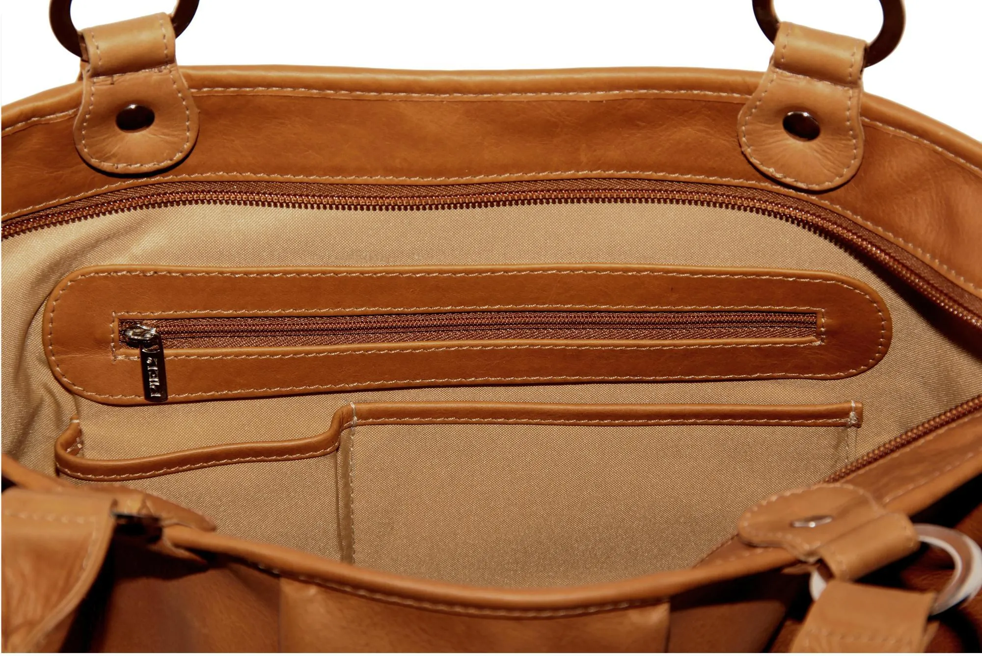 Save Today Event Todays Special Savings Piel Leather Zippered Cross-Body Tote