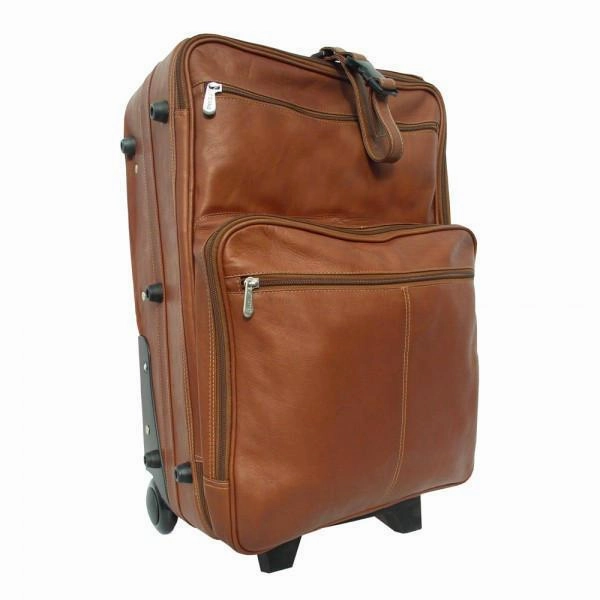 Hot Pick of the Day Shop the Savings Piel Leather 22" Wheeled Traveler