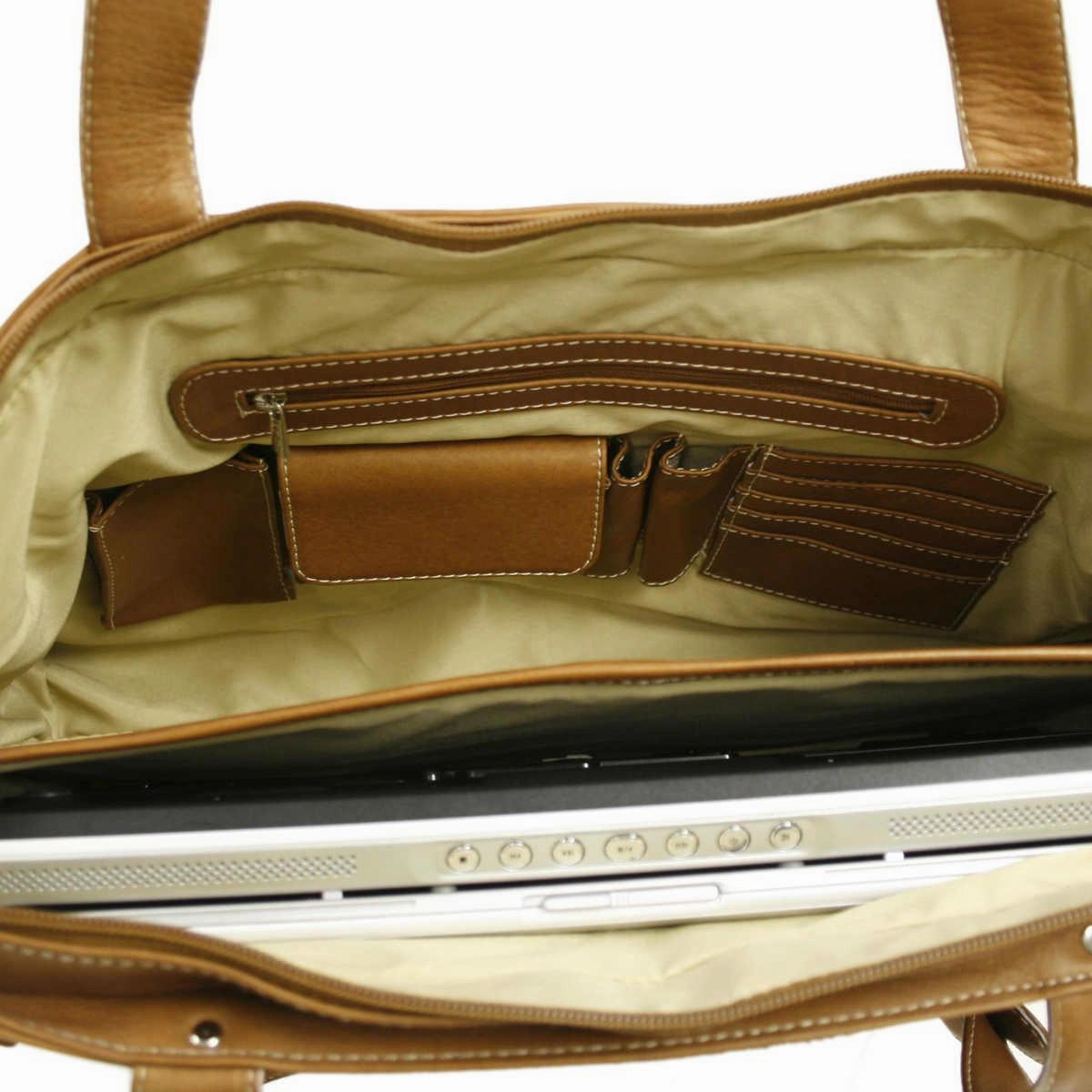 Clearance Event Today Grab Todays Deal Piel Leather Belted Computer Tote