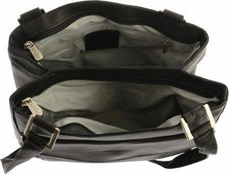 Online Exclusive Steal Flash Pick Today Piel Leather Double Compartment Shoulder Bag