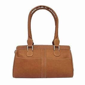 Piel Leather Double Handle Handbag Clearance Event Gift Ideas Galore