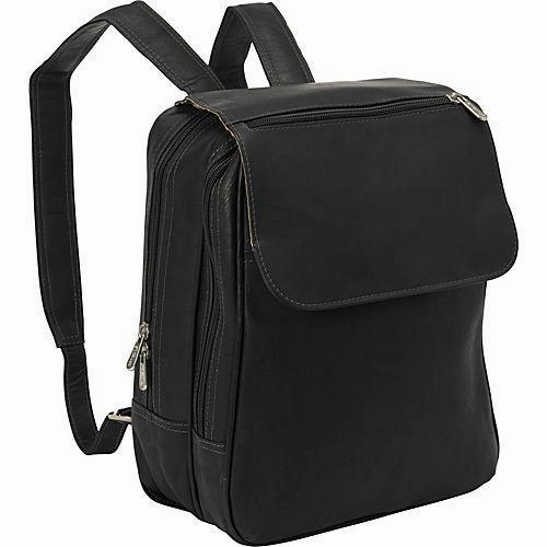 Save Today Event Daily Deal Frenzy Piel Leather Flap-Over Tablet Backpack