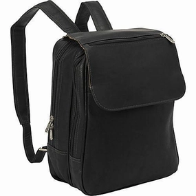 Save Today Event Daily Deal Frenzy Piel Leather Flap-Over Tablet Backpack