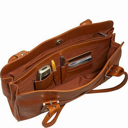 Shop Grab Now Piel Leather Ladies Buckle Business Tote