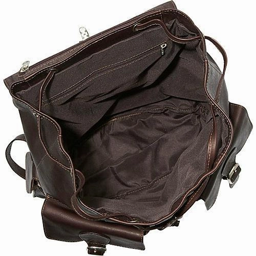 Piel Leather Large Buckle-Flap Backpack Flash Deal Alert Todays Steal