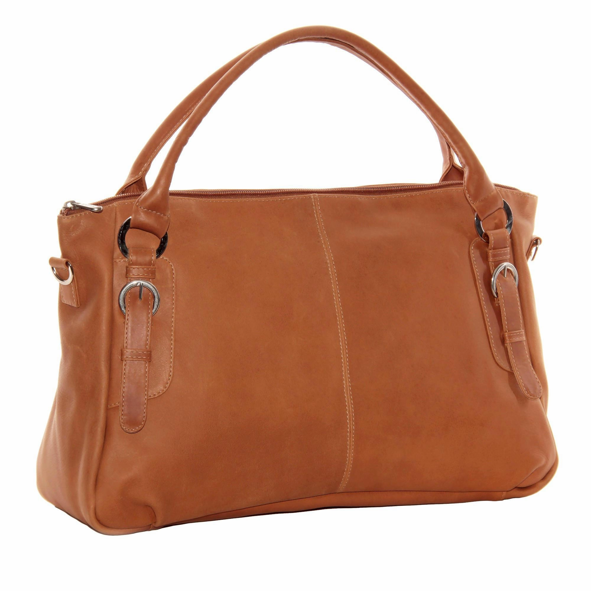 Piel Leather Large Handbag/Cross Body Bag Instant Savings Inside Online Exclusive Deal