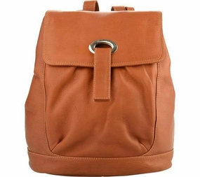 Grab It Fast Shop Hot Picks Piel Leather Large Oval Loop Backpack