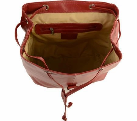 Dont Miss This Deal Piel Leather Medium Drawstring Backpack