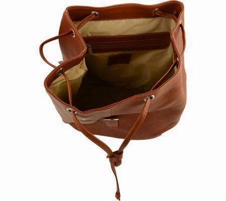 Piel Leather Medium Drawstring Backpack Dont Miss Hot Deals