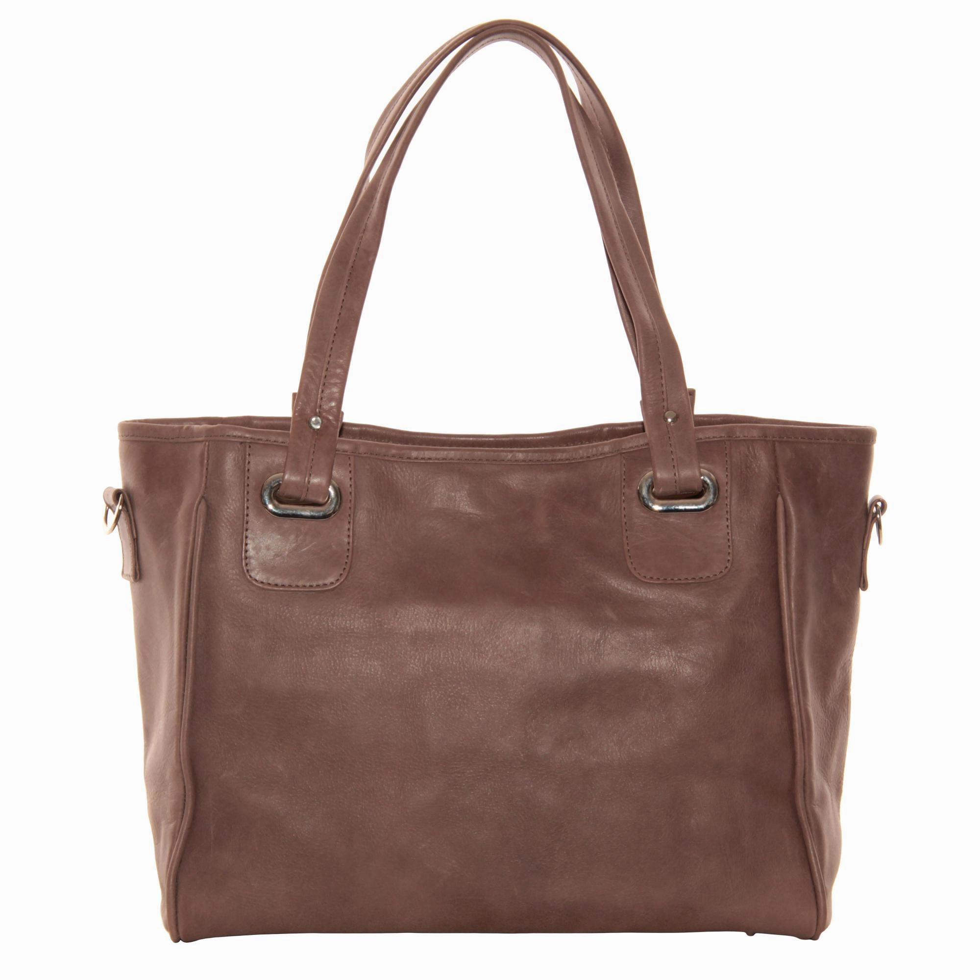 Piel Leather Open Tote Bag Todays Hot Pick