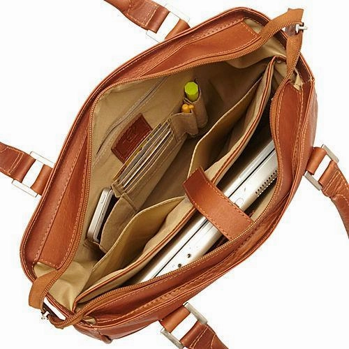 Piel Leather Vertical Laptop Tote Hot Pick Deal Trending Now Discount