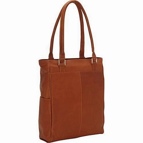 Piel Leather Vertical Laptop Tote Hot Clearance Now Hot Pick Sale