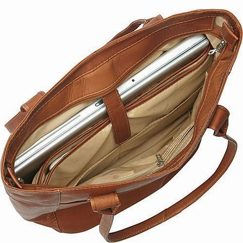 Piel Leather Xl Laptop Tote Bag Big Clearance Event