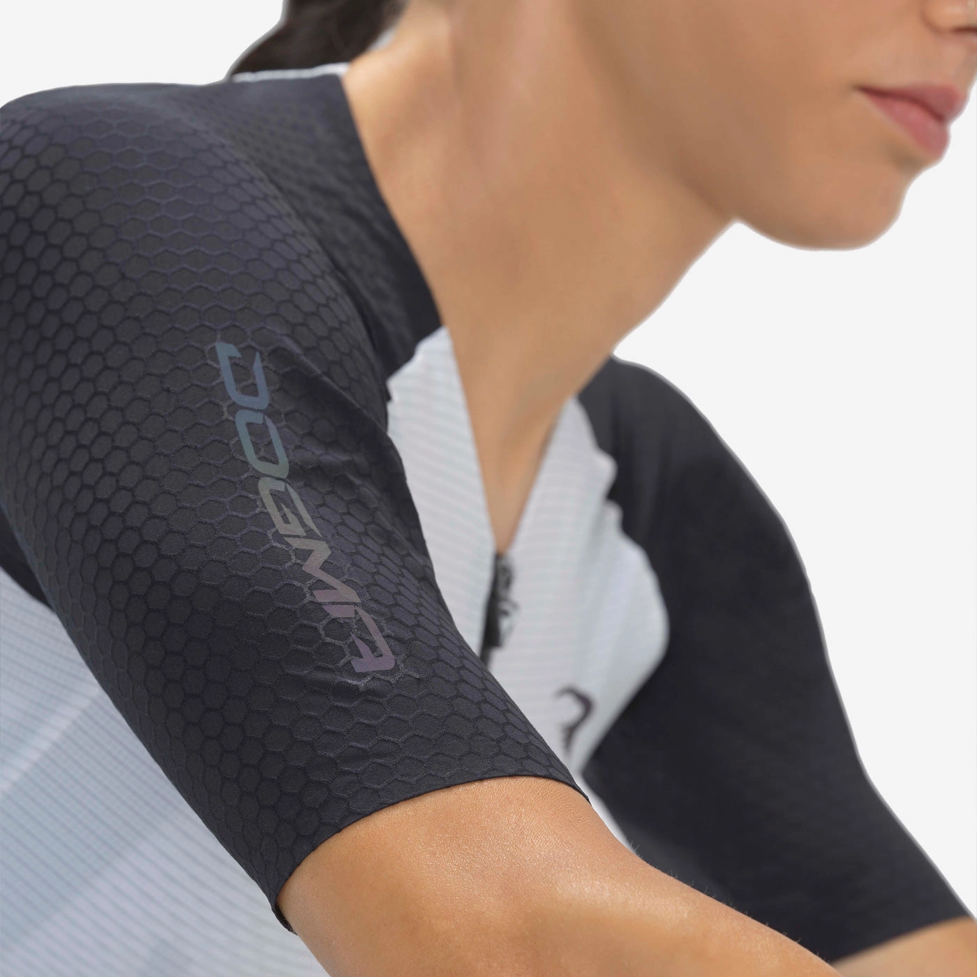Pinarello Dogma F women jersey - White black