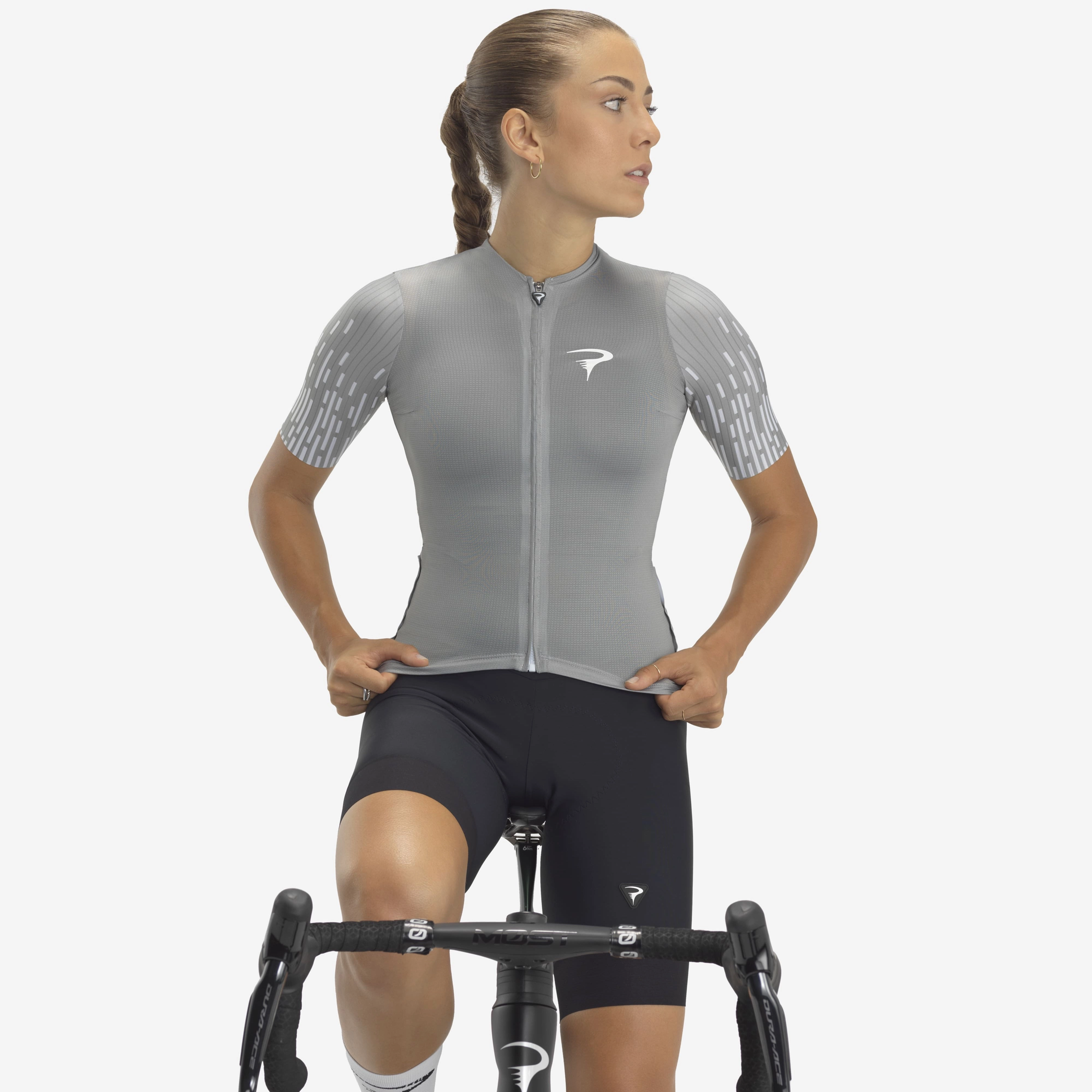 Pinarello F women jersey - Grey