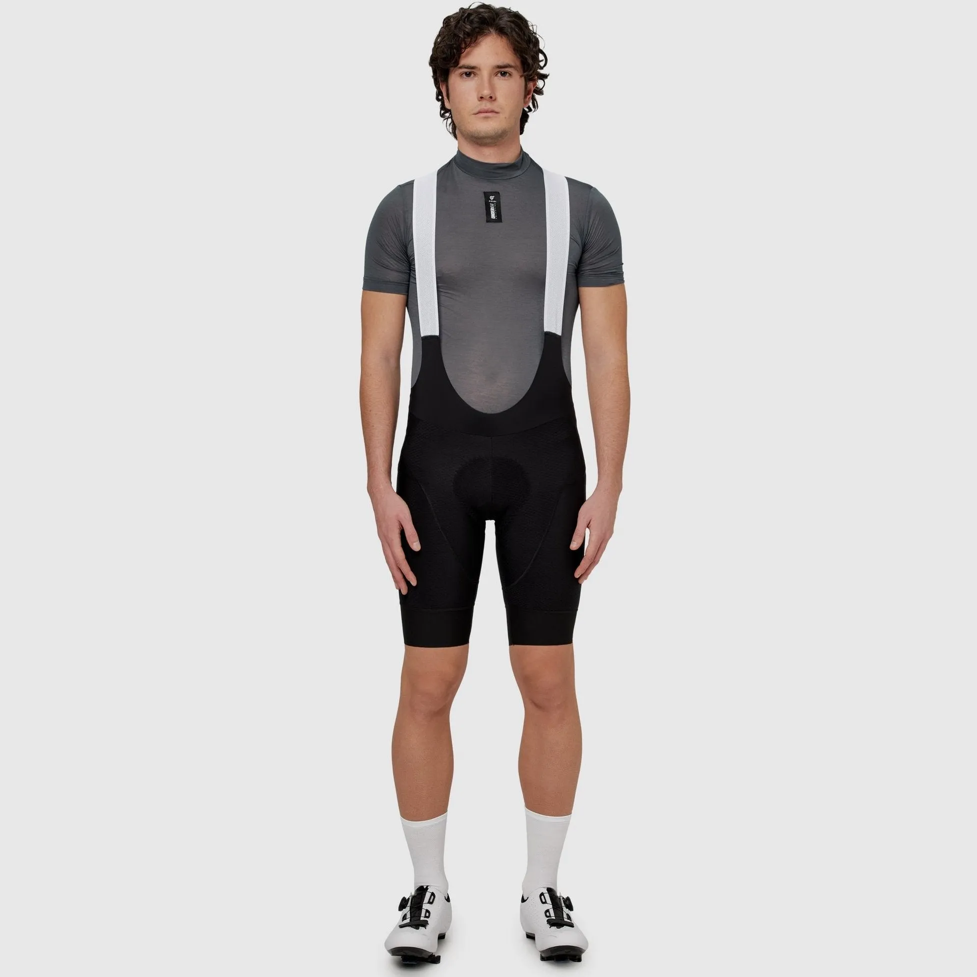 Pissei Bufera bib shorts thermal - Black