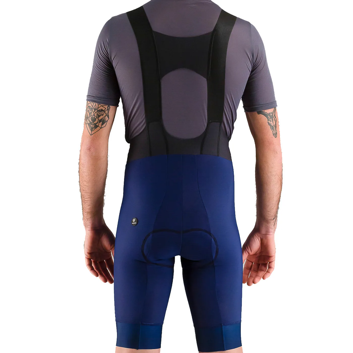 Pissei Monviso bib shorts - Blue