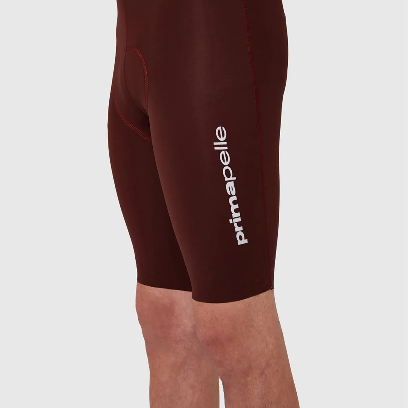 Pissei Prima Pelle bib short - Brown