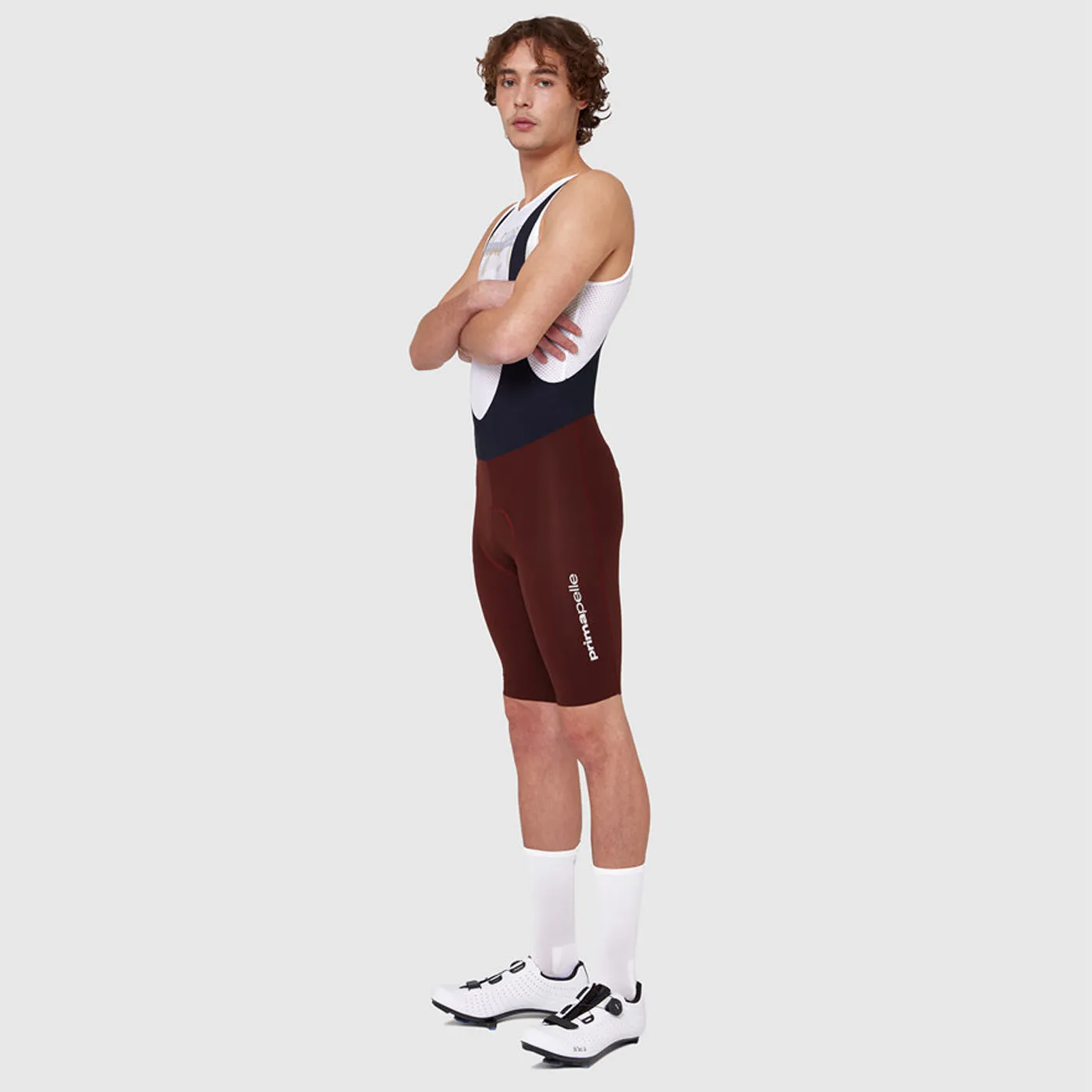 Pissei Prima Pelle bib short - Brown