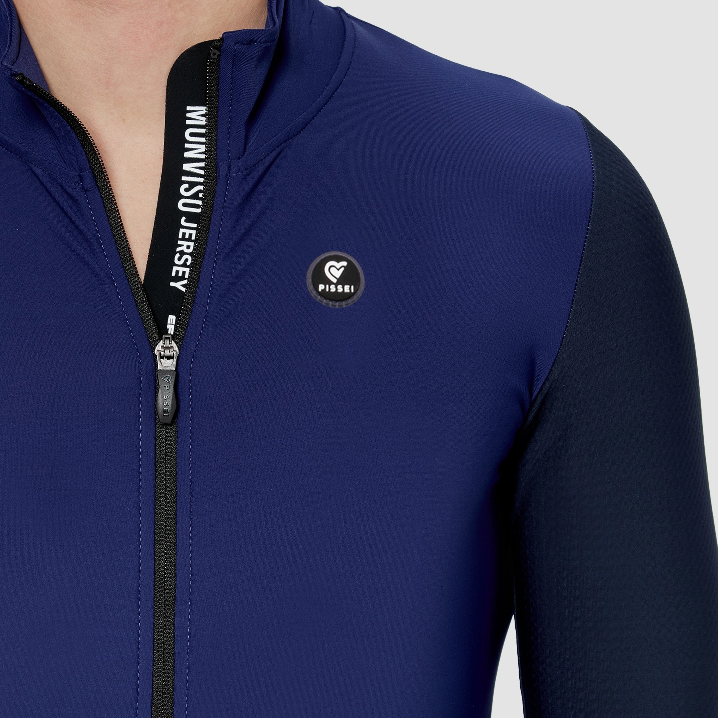 Pissei Monviso long sleeves jersey - Blue