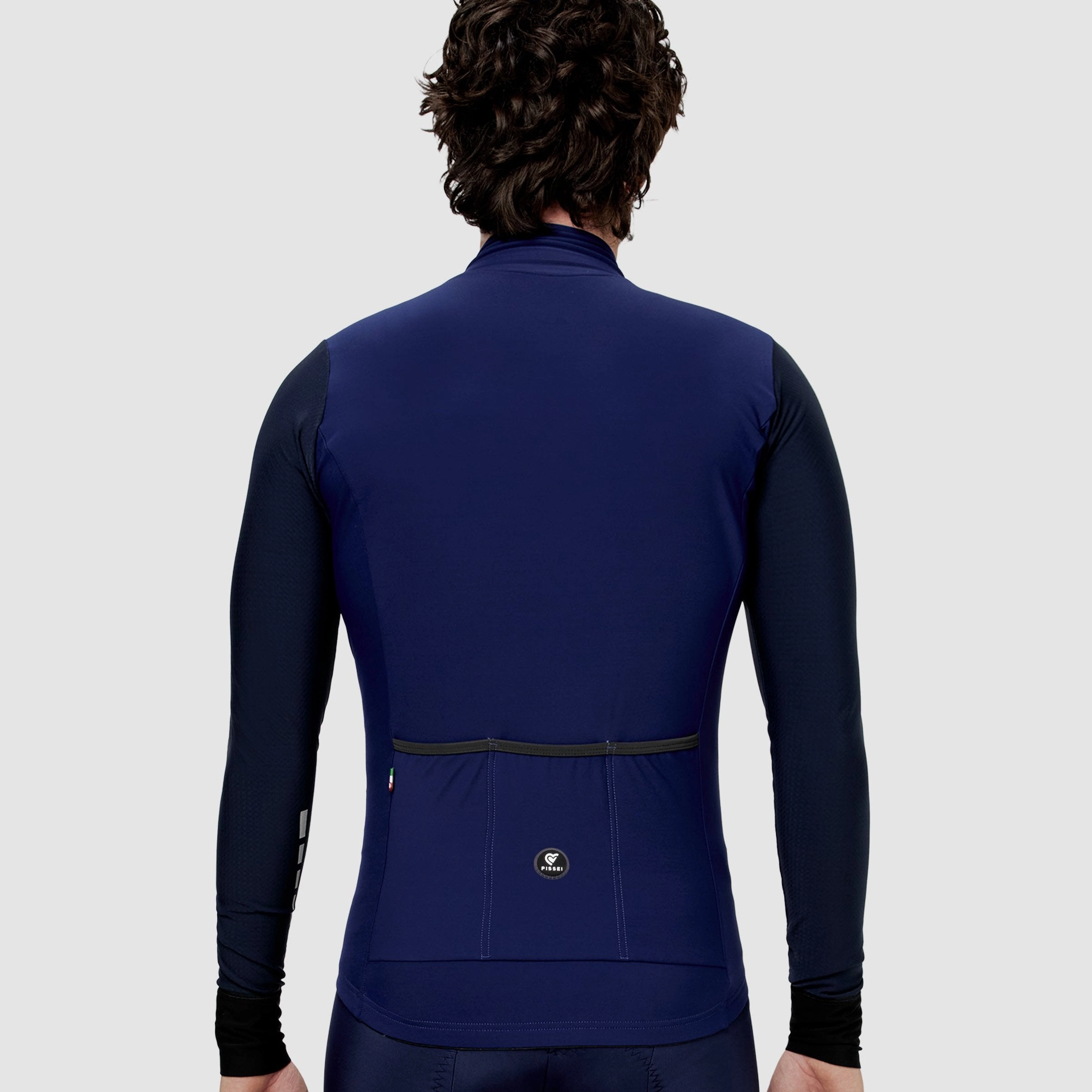 Pissei Monviso long sleeves jersey - Blue