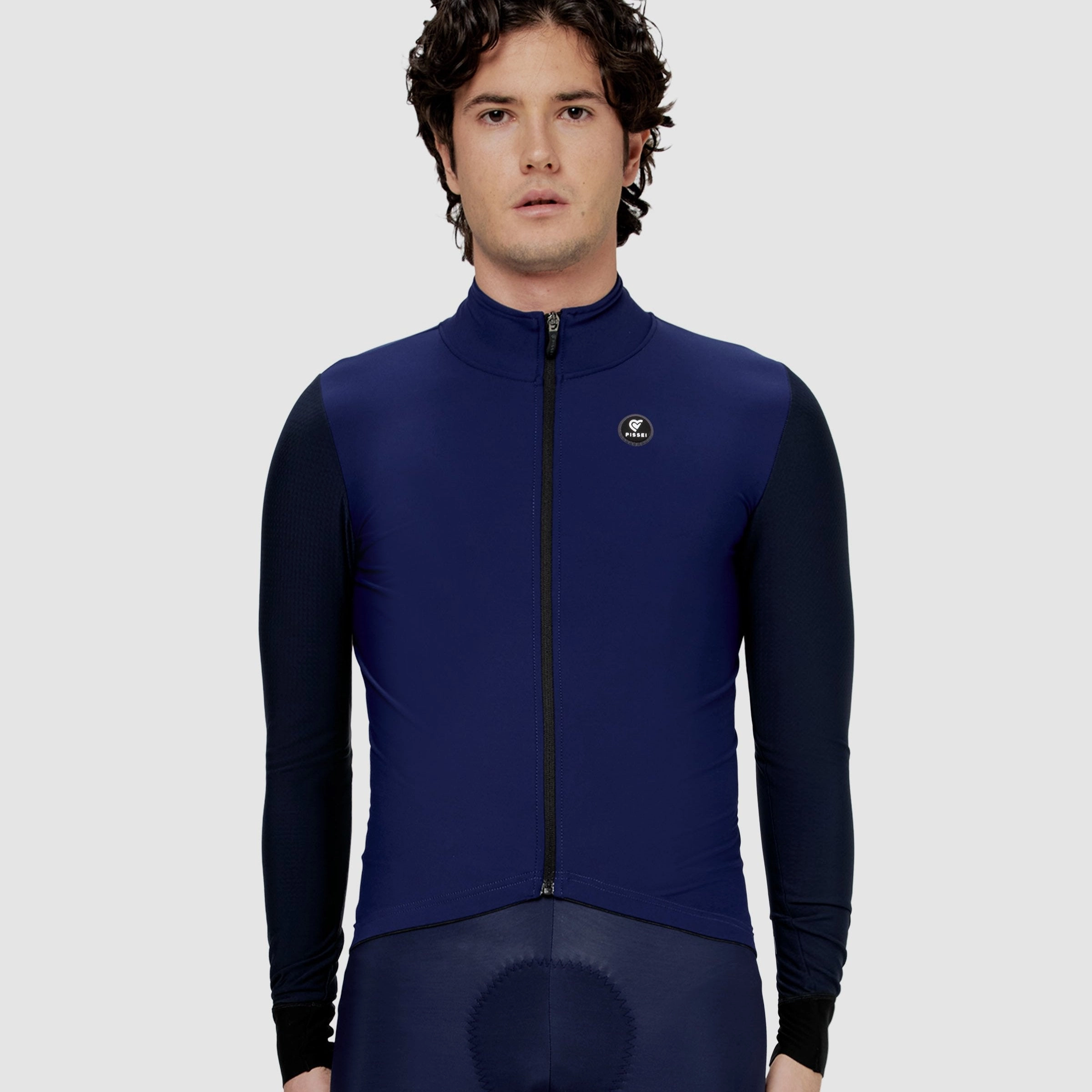 Pissei Monviso long sleeves jersey - Blue