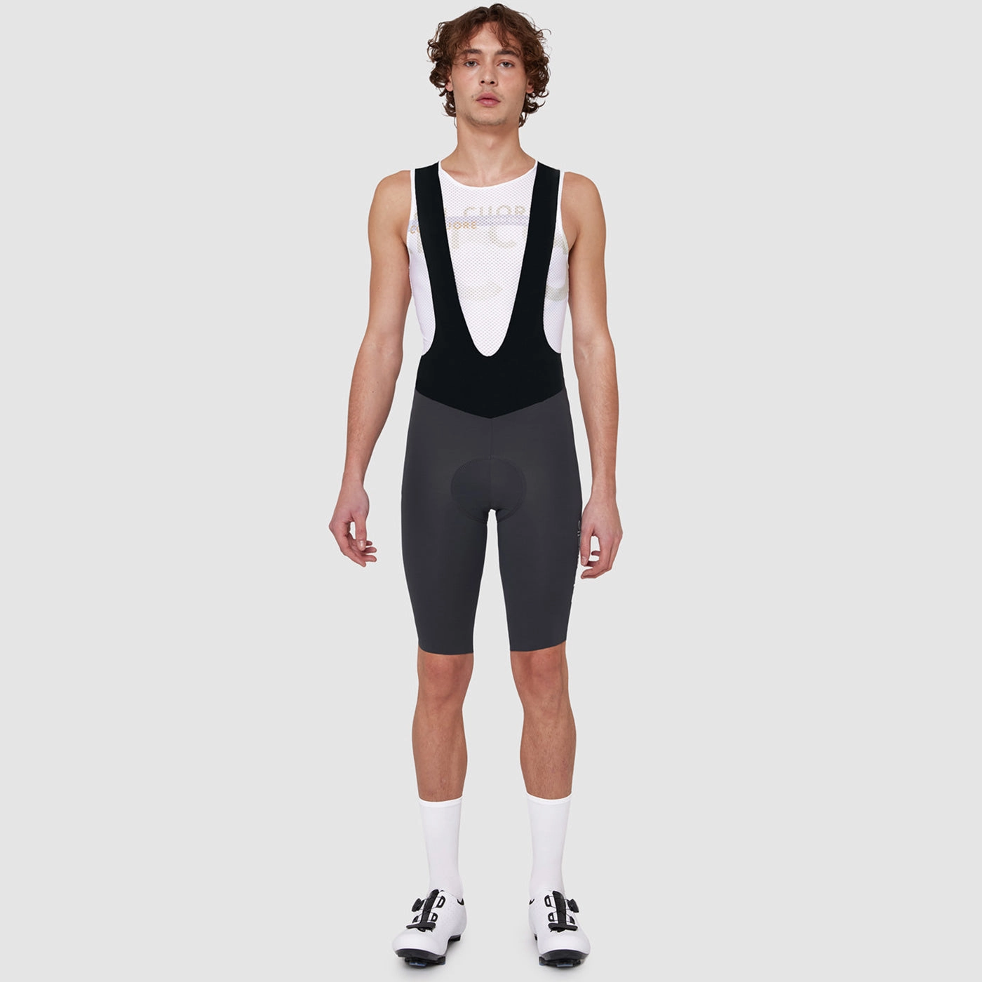 Pissei Prima Pelle bib short - Grey