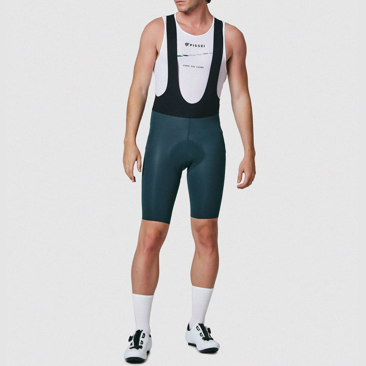 Pissei Primapelle bib shorts - Green