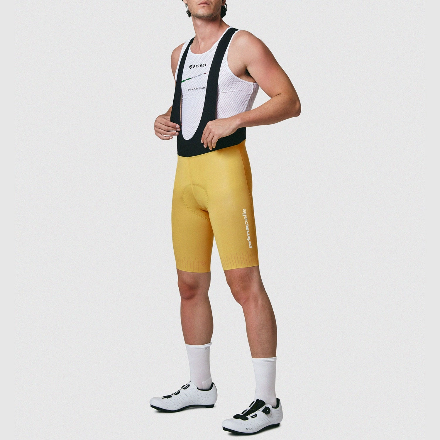 Pissei Primapelle bib shorts - Yellow