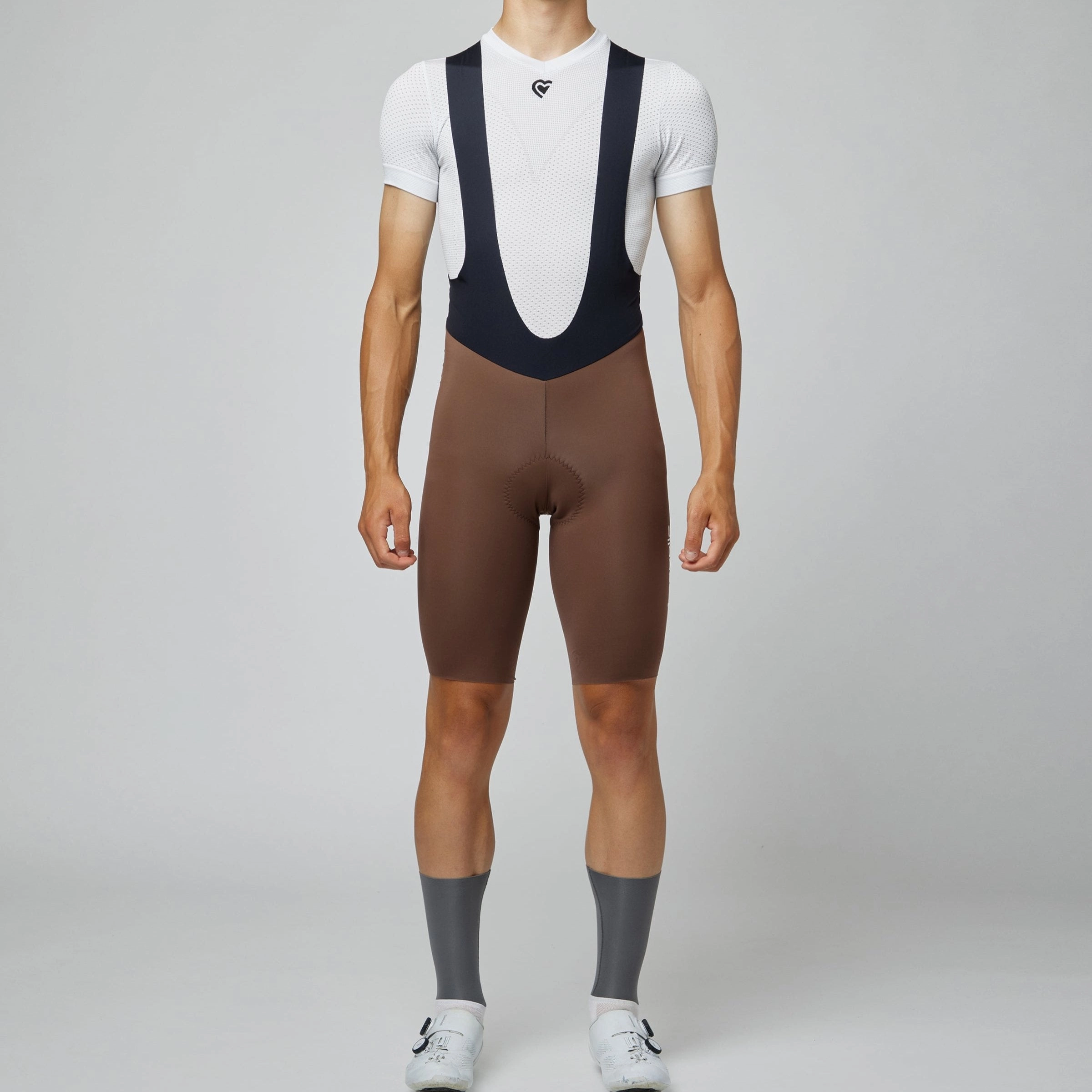 Pissei Primapelle thermal bib shorts - Brown