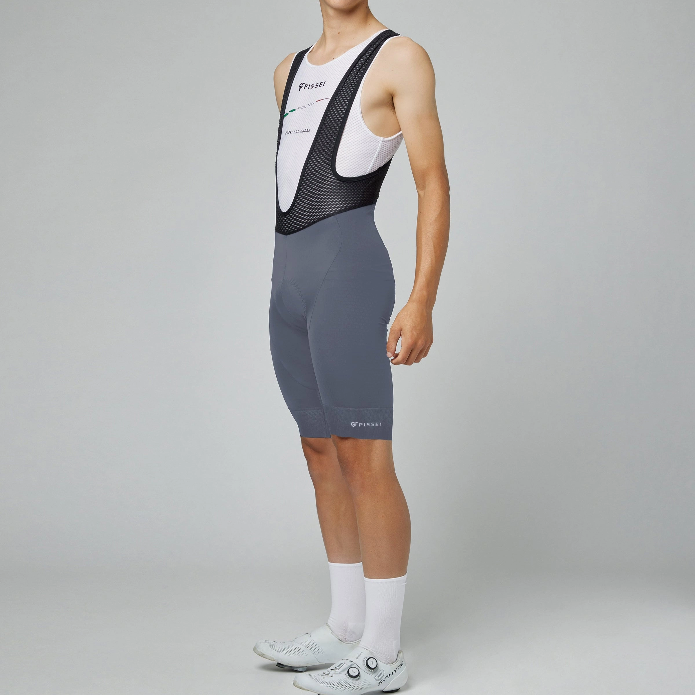 Pissei Prime bib shorts - Grey