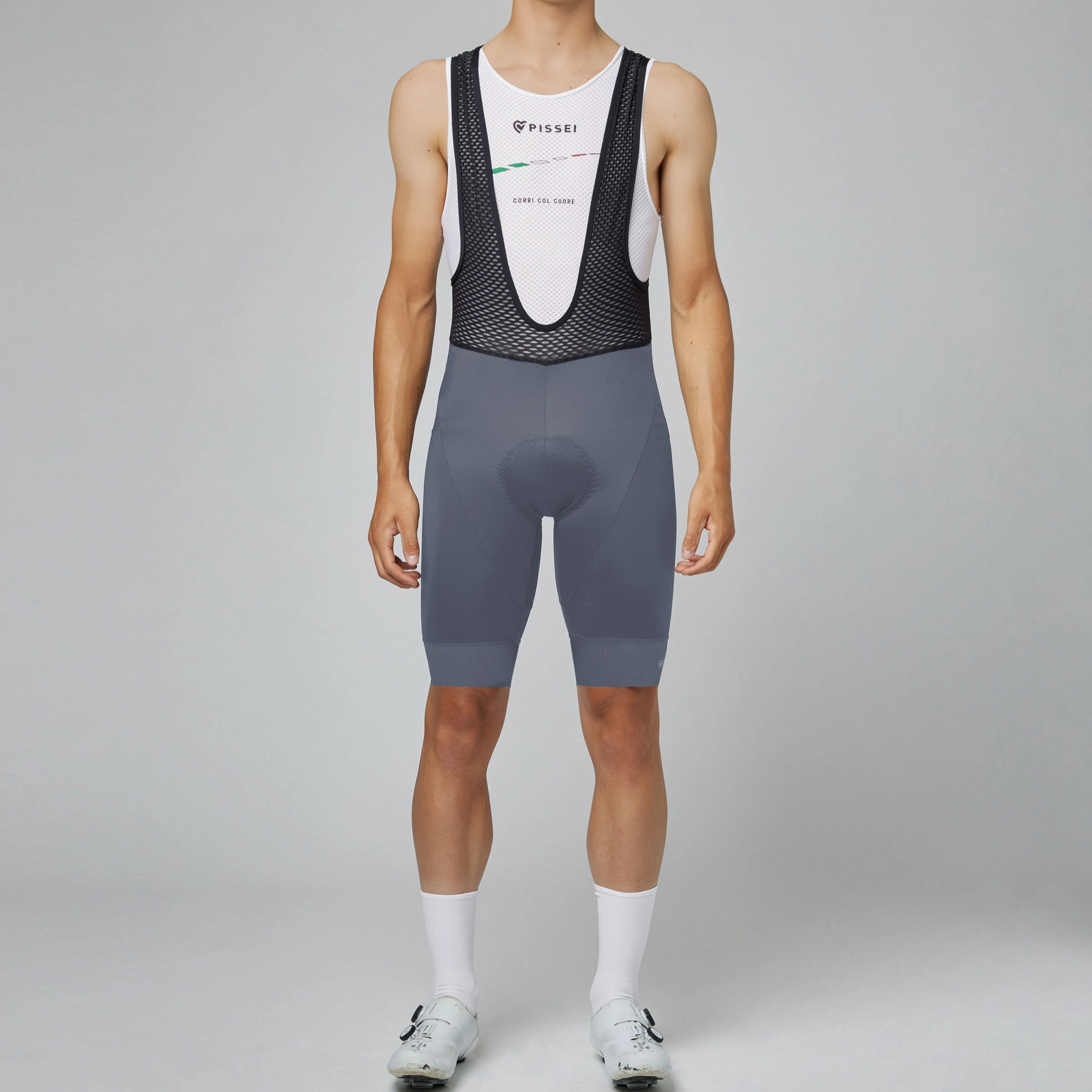 Pissei Prime bib shorts - Grey