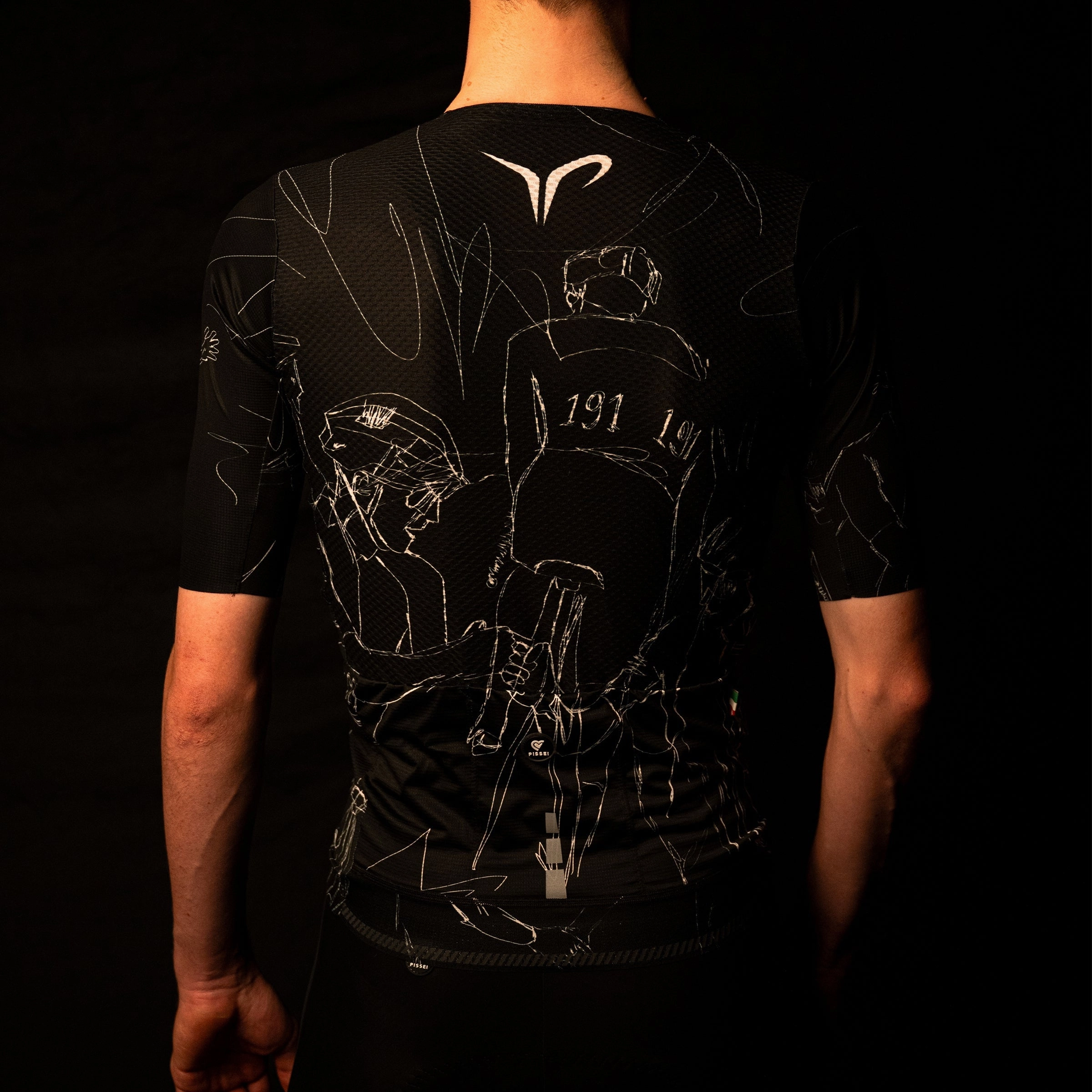 Pissei Prime Tadej Pogacar Celebrations jersey - Black