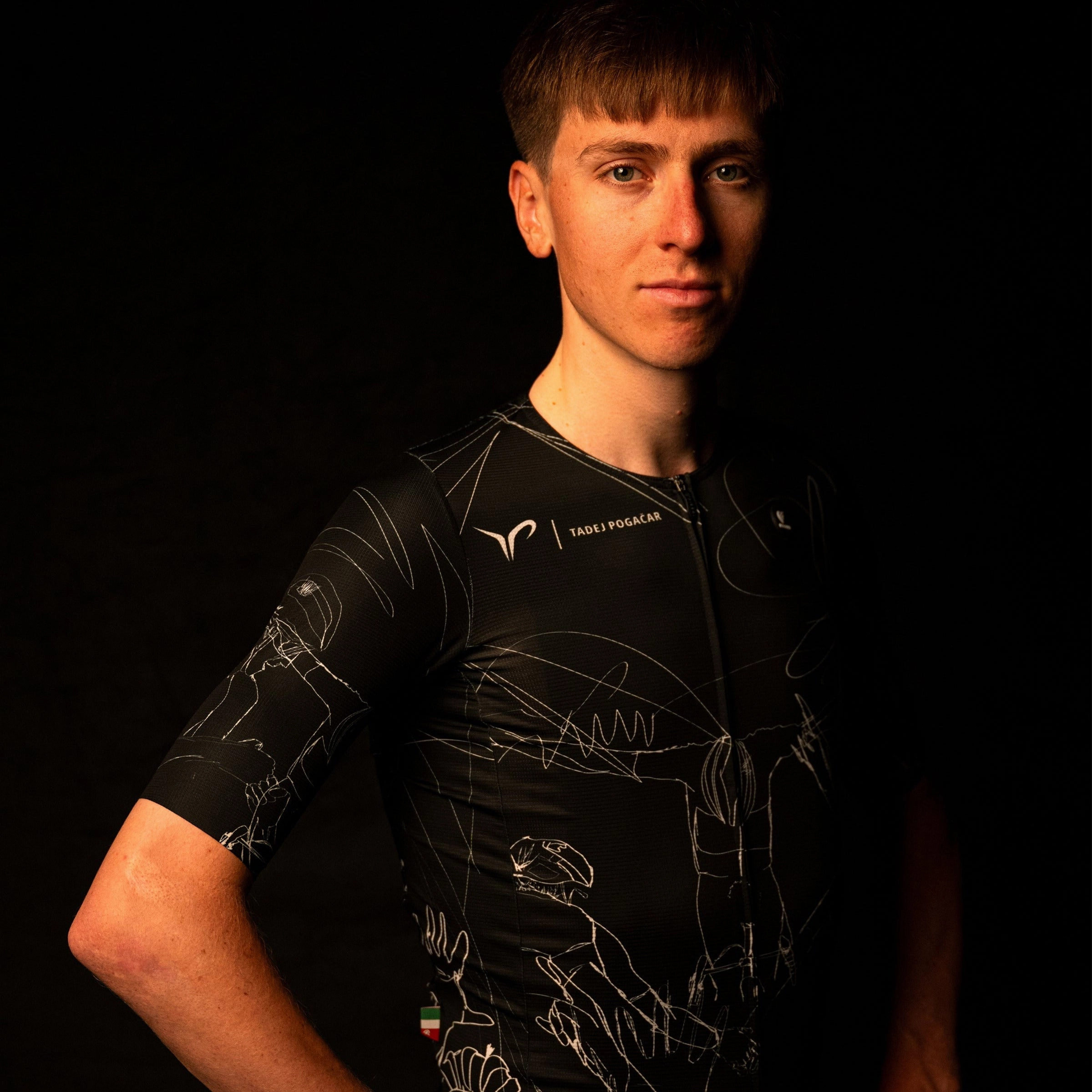 Pissei Prime Tadej Pogacar Celebrations jersey - Black