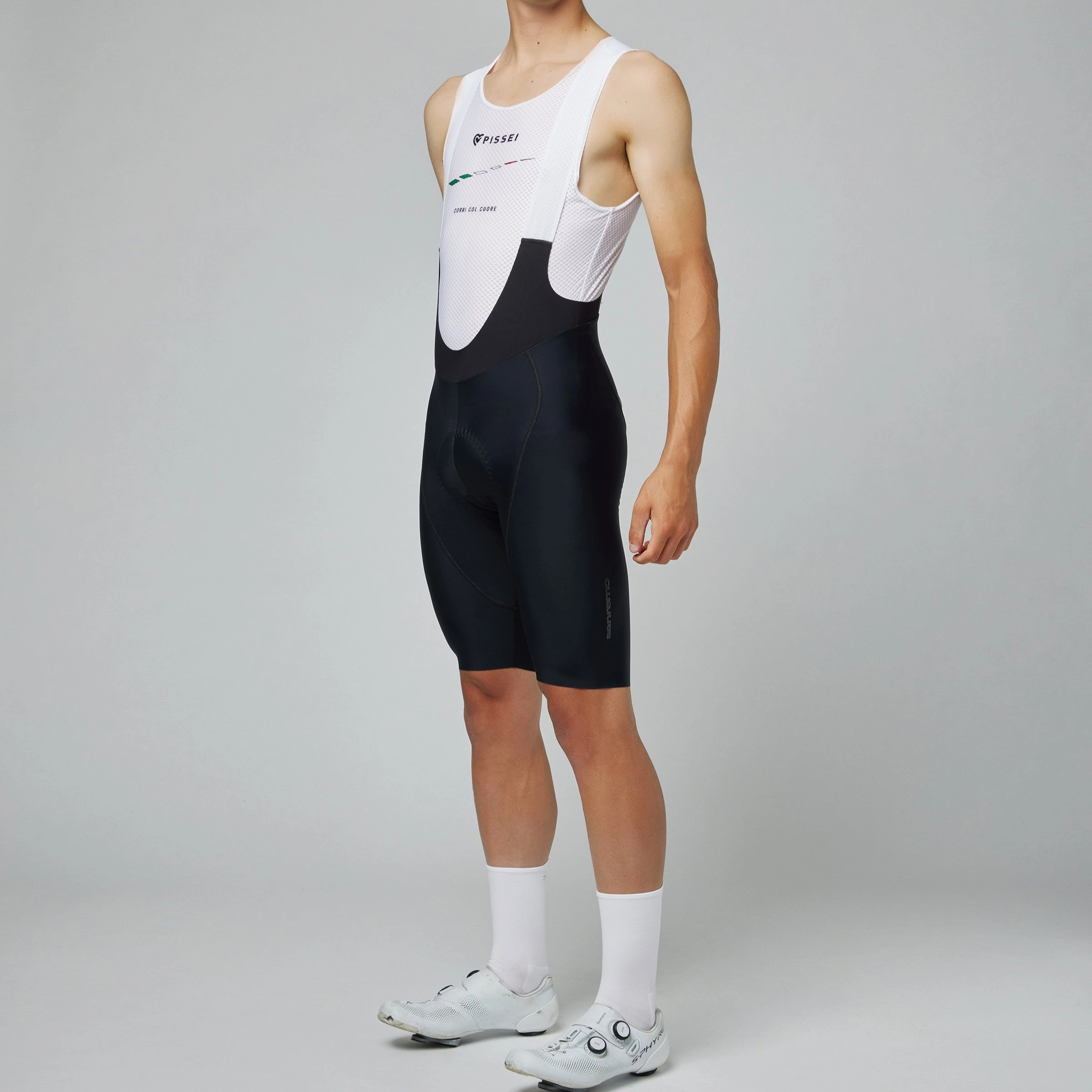 Pissei Sanremo bib shorts - Black