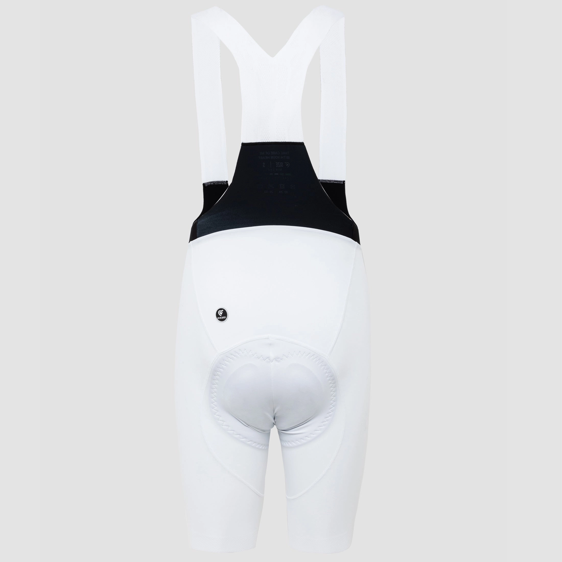 Pissei Sanremo bib shorts - White