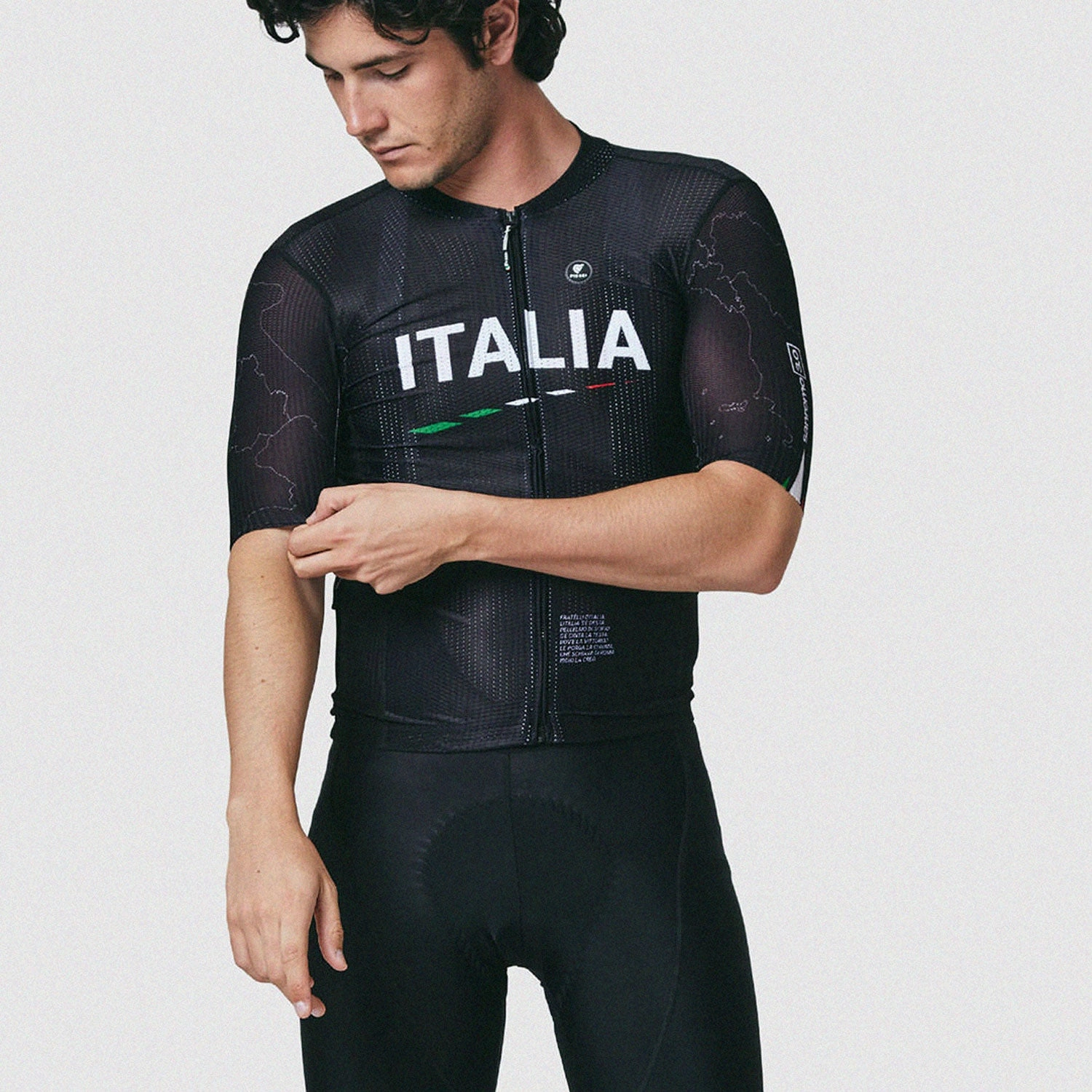 Pissei Sanremo Italia jersey - Black
