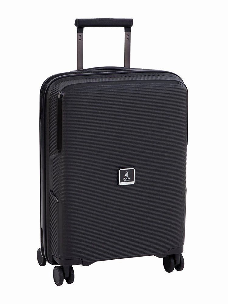 Grab It Before Gone Clearance Event Polo Horizon Cabin 55Cm Spinner Trolley Case | Metallic Black