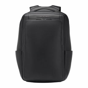 Porsche Design Roadster Leather Backpack Medium - Black Big Savings Today