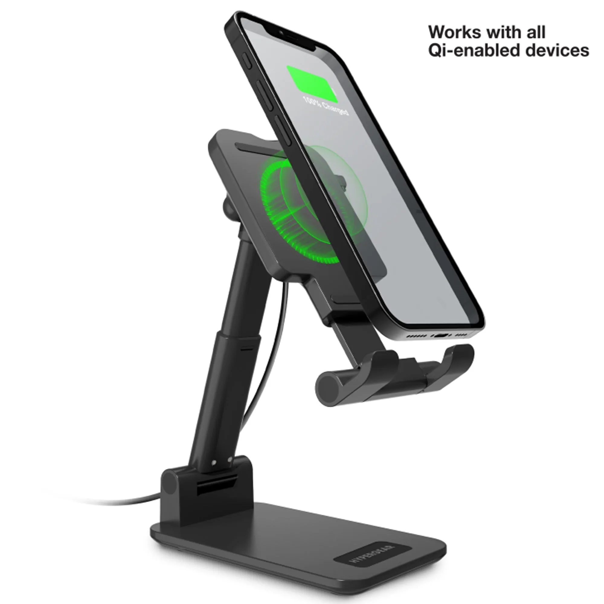 Todays Hot Savings Powerfold 10W Wireless Fast Charging Stand | Black