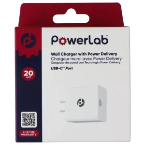 Weekend Sale Special Big Price Drop Powerlab 20W Usb-C Wall Charger With Power Delivery - White