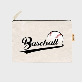 Perfect Gift Offer Baseball Message Cotton Canvas Eco Pouch Bag