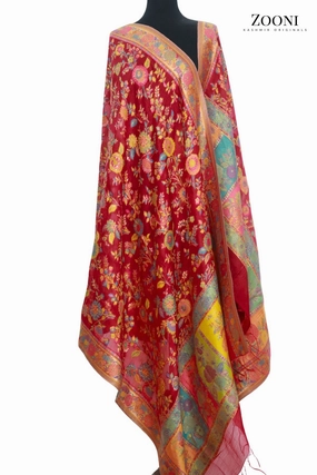 Superfine Kaani Jaamawar Silk Summer Shawl Dont Miss This Deal New Arrival Discount