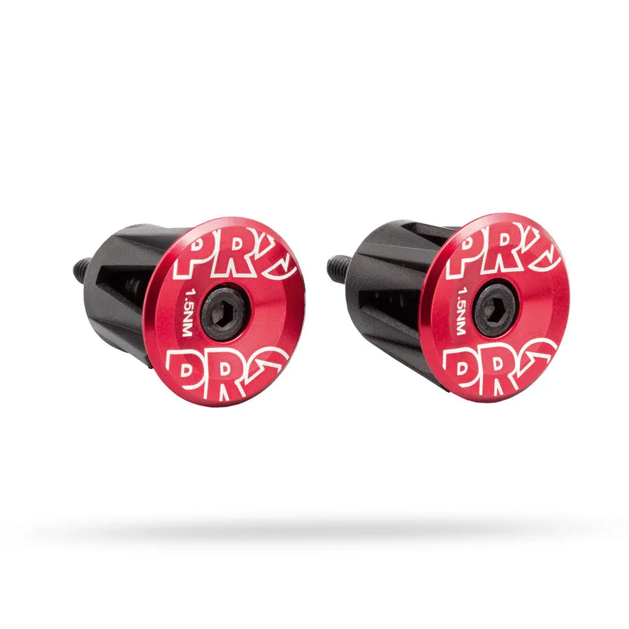 Pro handlebar endplugs - Red