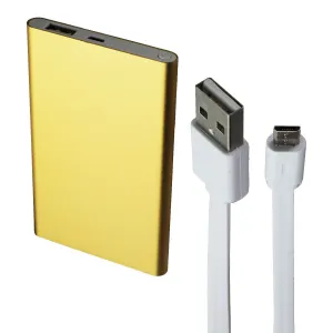 Professional Mobile Supply (10K Mah) Slim Portable Power Bank - Orange Gold Todays Best Deal Grab Your Hot Pick