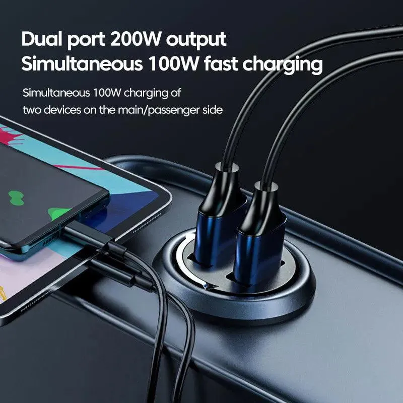 Pull Ring 200W Usb C Car Charger Mega Discount Event
