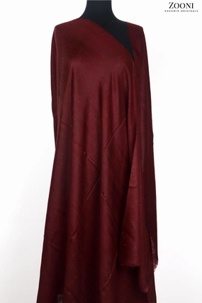 MustHave Deals Today Only Discount Pure Himalayan Pashmina Plain Shawl (Extra Soft) - Wine Berry