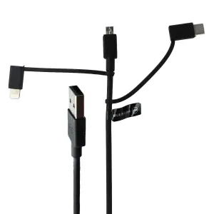 Puregear 4-Ft 3-In-1 Usb Cable With Micro-Usb, Usb-C, And Lightning 8-Pin Online Exclusive Deal Special Price Offer