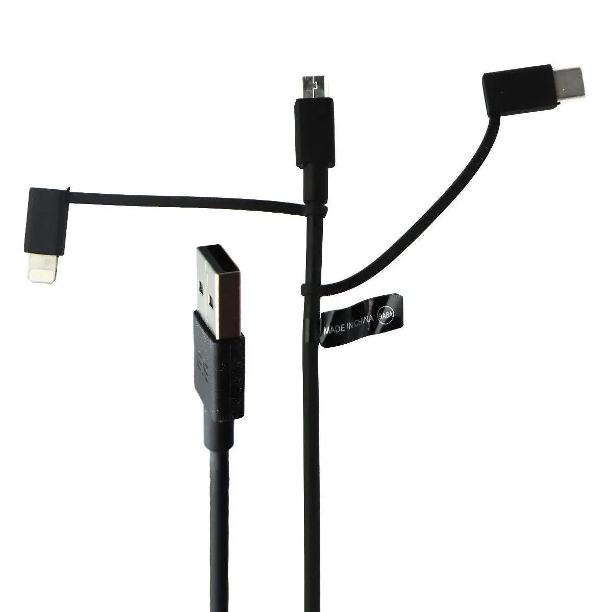 Puregear 4-Ft 3-In-1 Usb Cable With Micro-Usb, Usb-C, And Lightning 8-Pin Online Exclusive Deal Special Price Offer